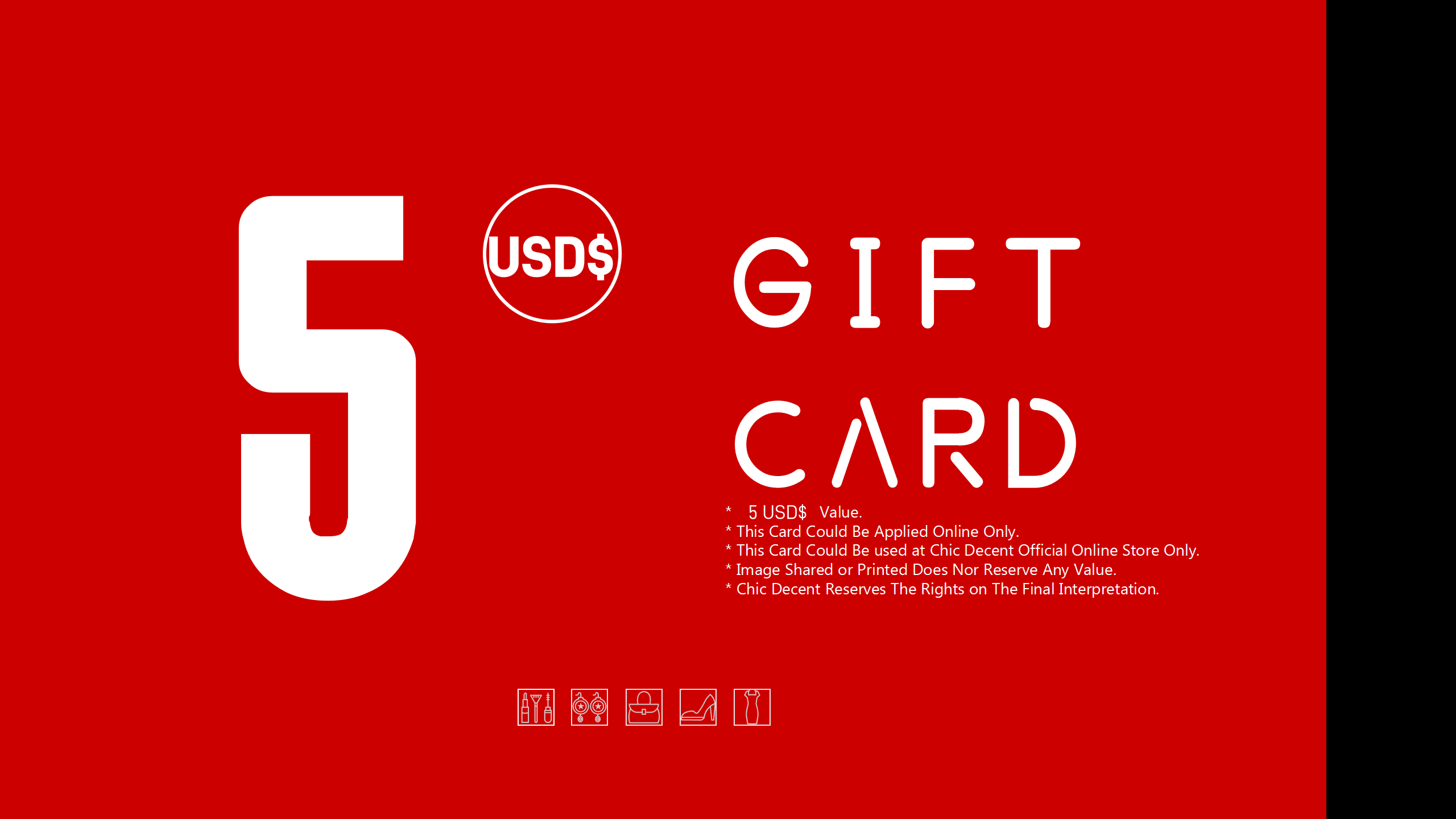 Chic Decent Gift Card in USD