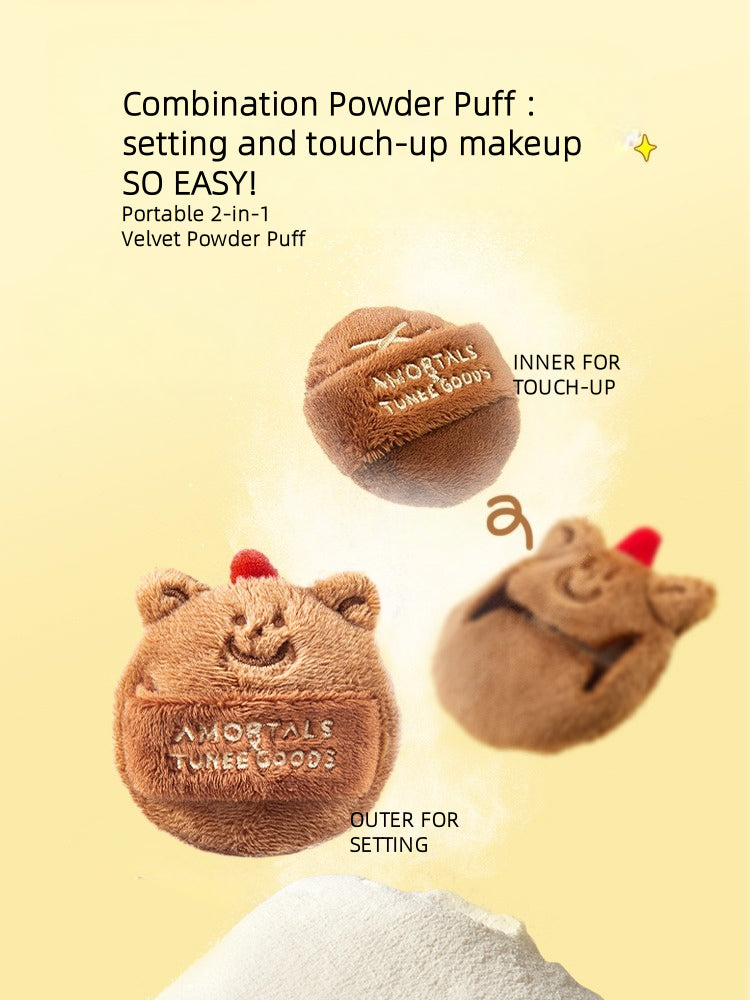TUNEE GOODS Reversible Loose Powder Puff