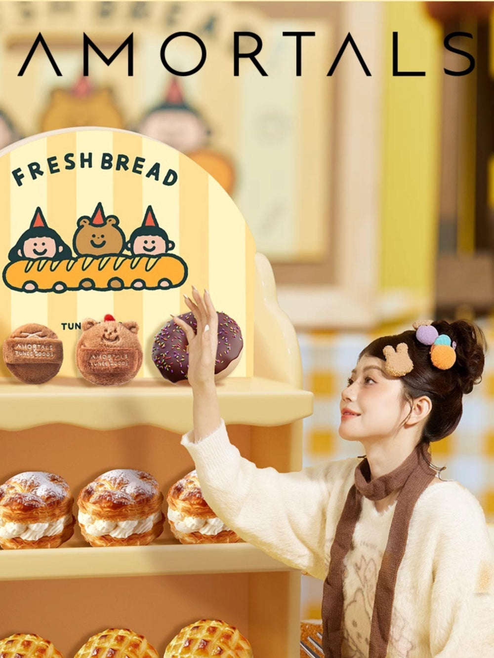 TUNEE GOODS Reversible Loose Powder Puff