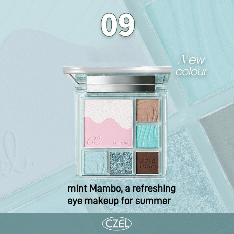 CZEL- All in One Eyeshadow Palette Multi-use 6.5g