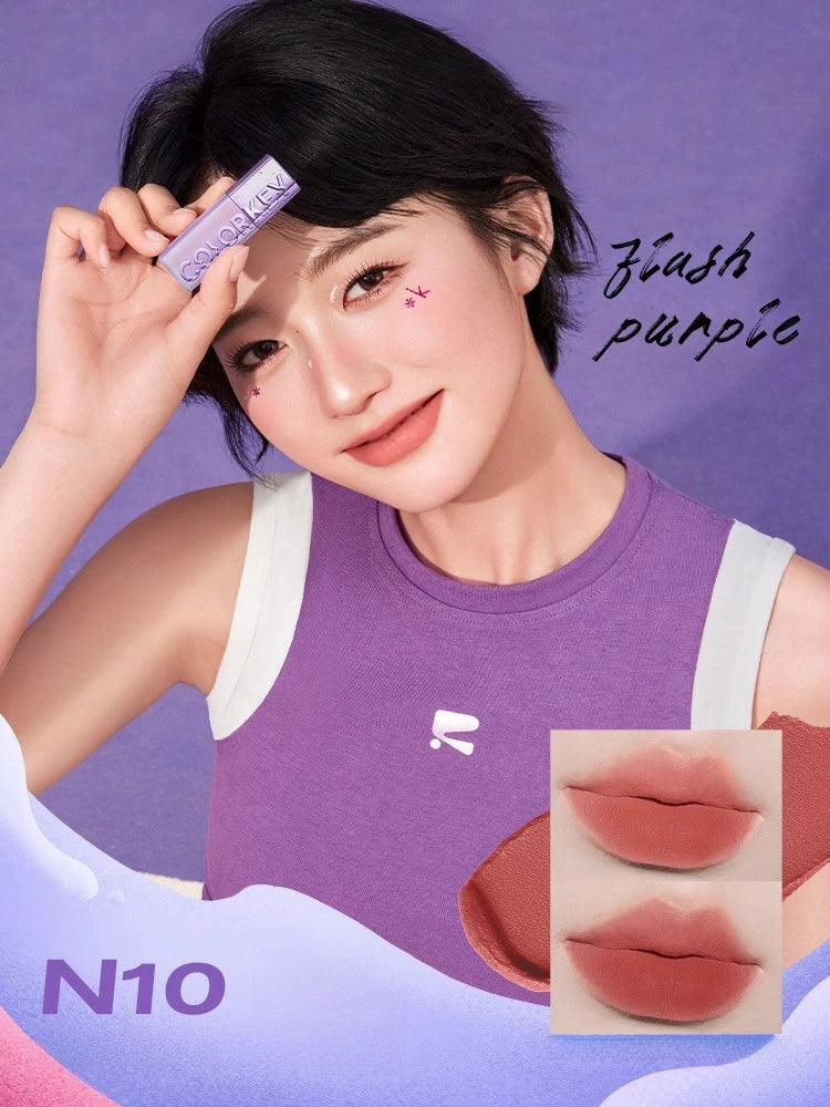 Flash Purple Soft Matte Lip Mud 3g