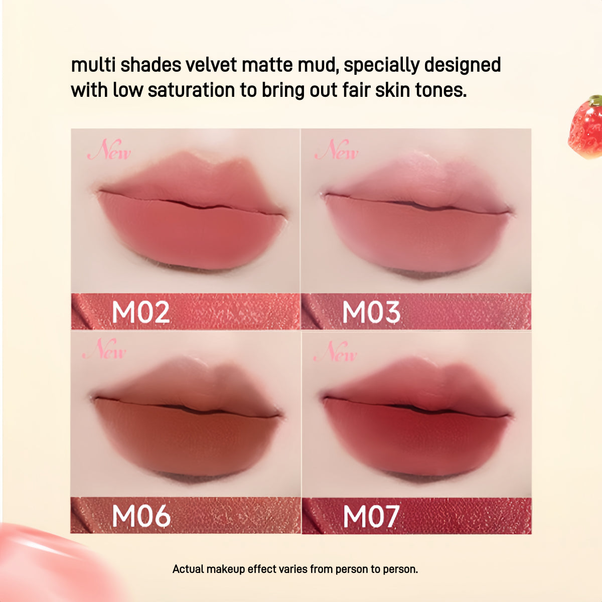 Silky Creamy Matte Lip Mud 3g