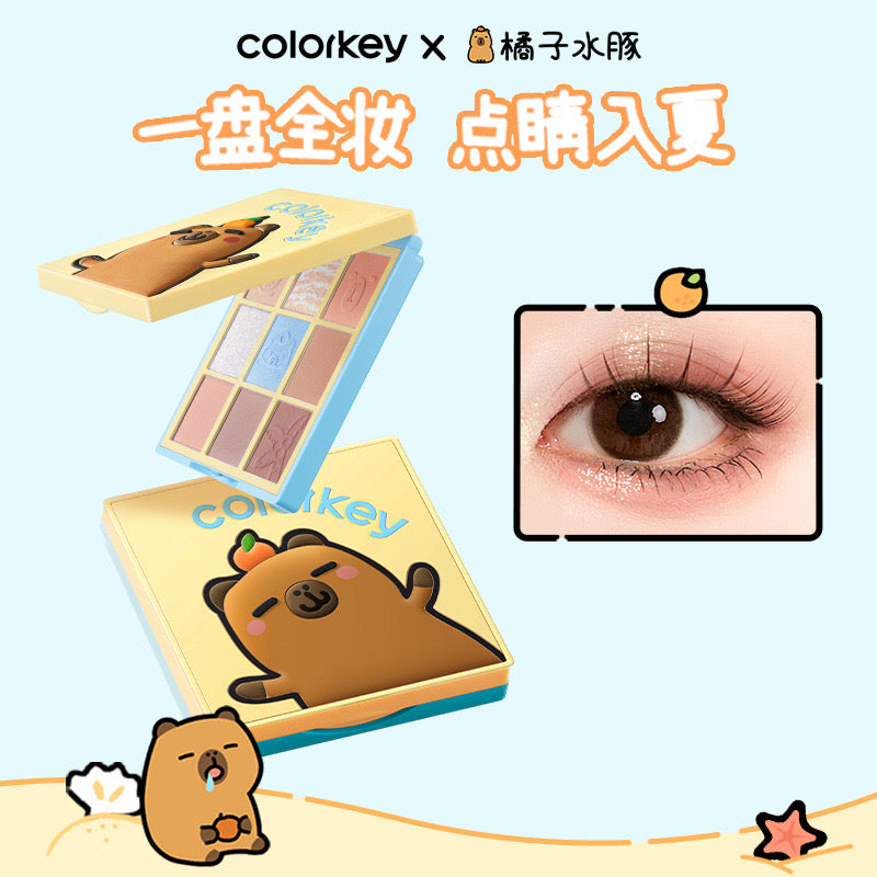 Orange Capybara Nine Shades Eyeshadow Palette 13.5g