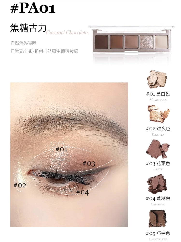 Five Colors Eyeshadow 5g