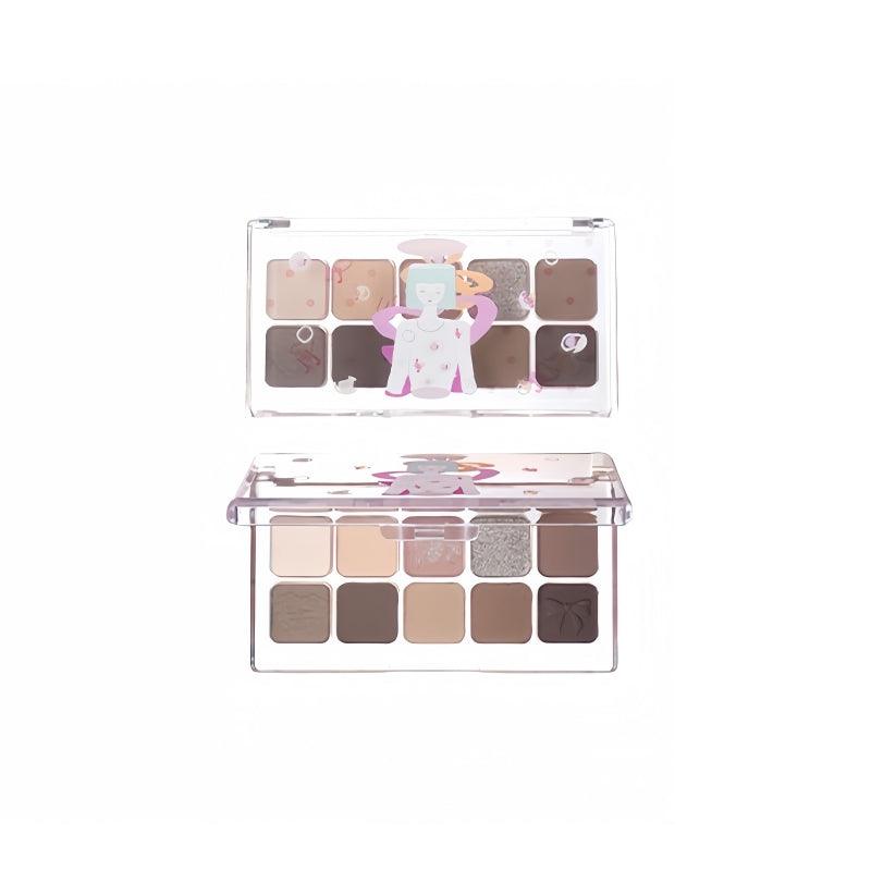 Wackky 10 Colors Eyeshadow Palette 7.5g