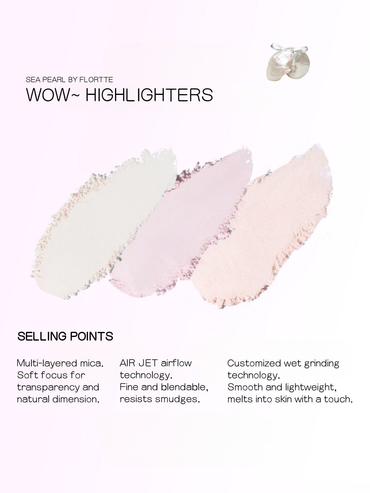Flortte Sea Pearl Highlight Powder 4g
