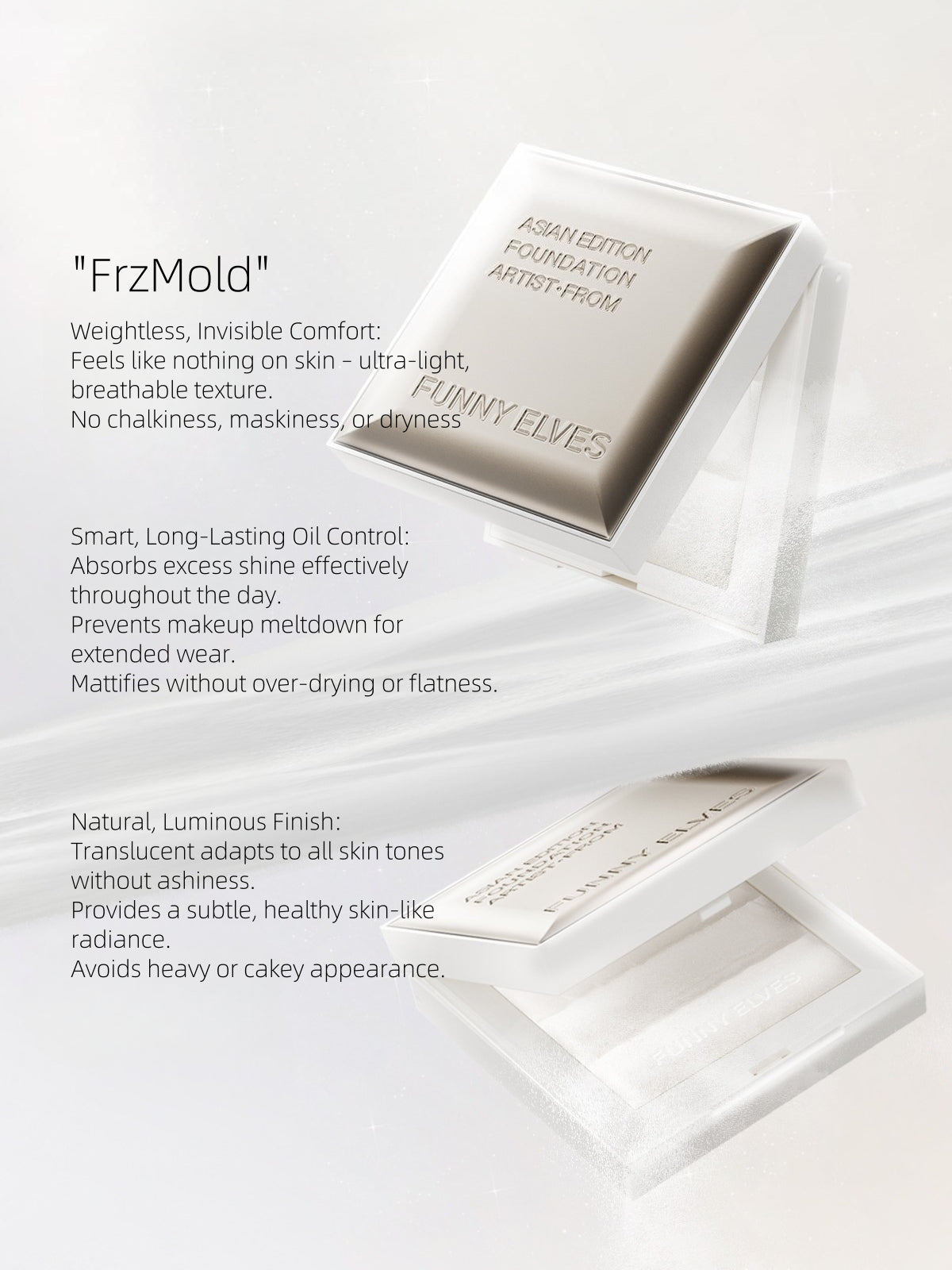 Funny Elves Translucent Traceless Pressed Setting Powder 7g