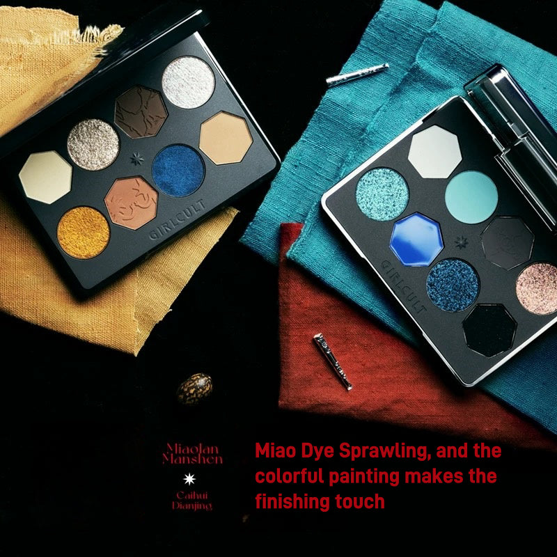 8 Colors Eyeshadow Palette Miaowu 8g