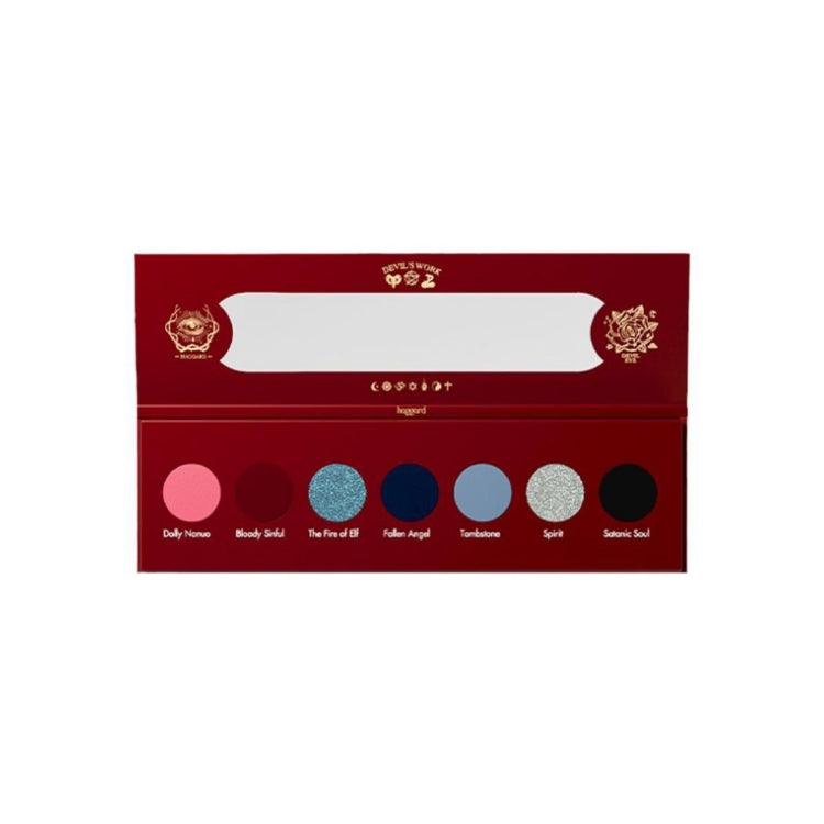Seven Colors Eyeshadow Palette Smoky Makeup 7g
