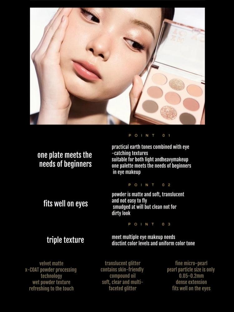 Nine-color Eyeshadow Palette 7.2g