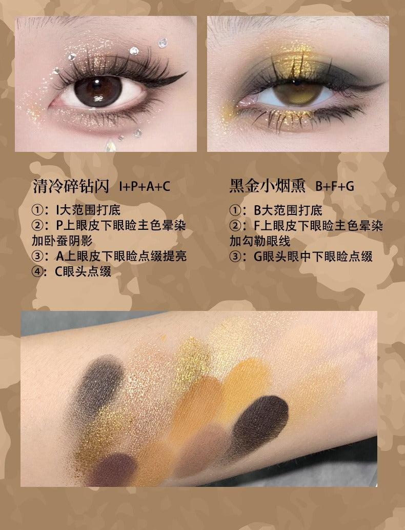 Button Series Eye Palette 15 Colors 12g
