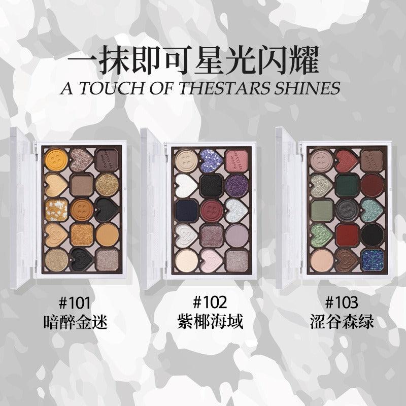 Button Series Eye Palette 15 Colors 12g