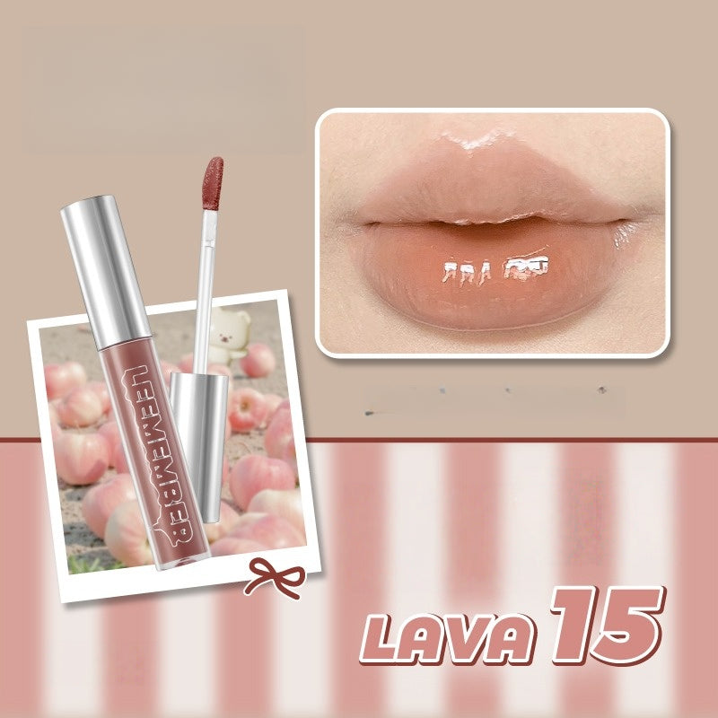 LEEMEMBER Watery Lip Gloss 3g Glasslike LAVA YK