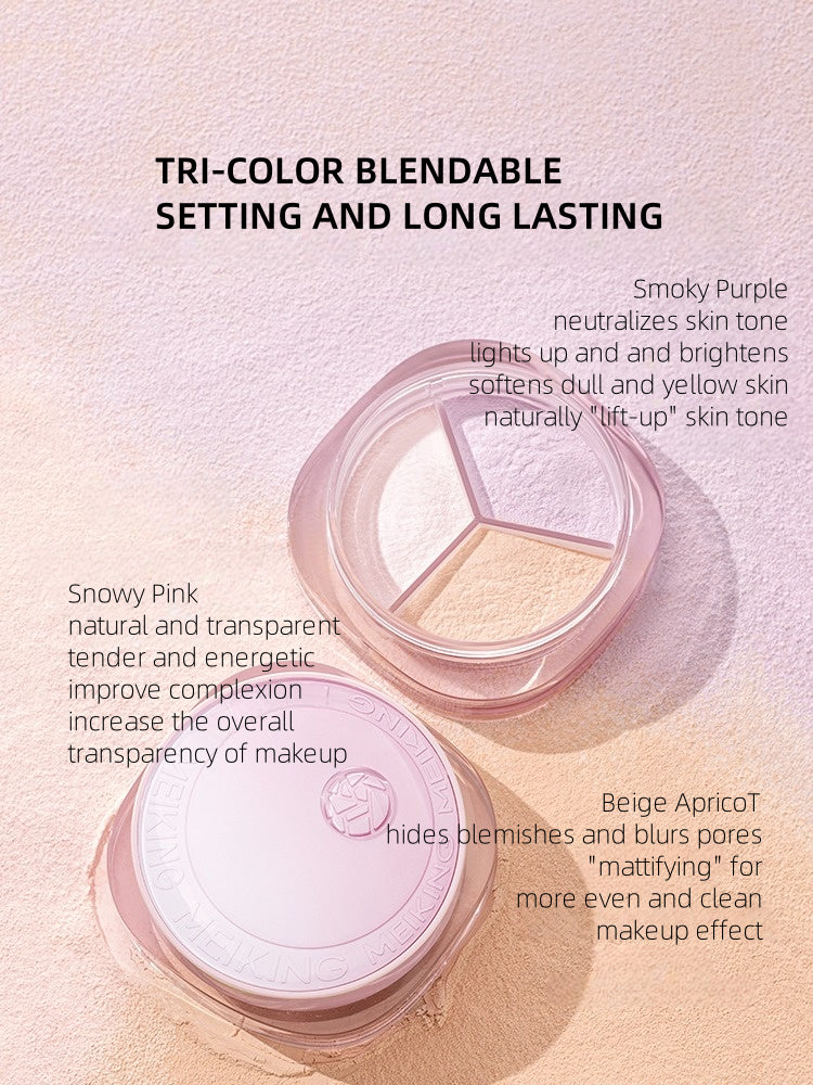Wild Rose Tricolor Blurring Setting Powder 7g
