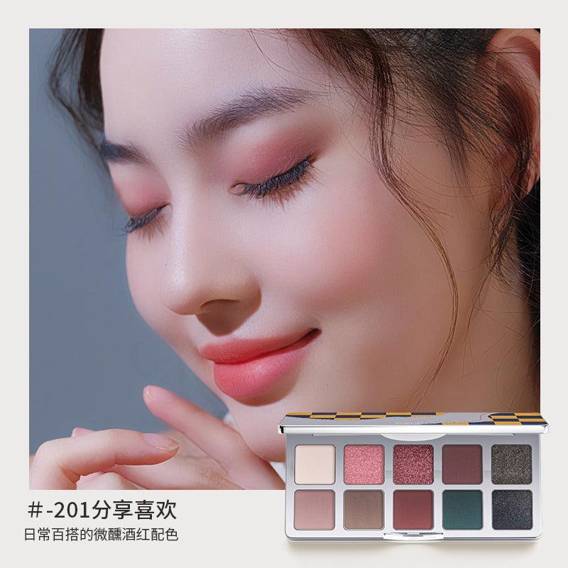 Checkerboard 10 Colors Eye Palette 10g