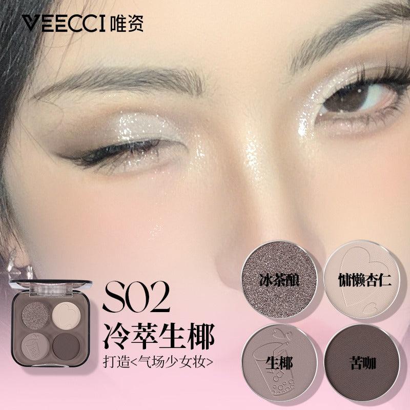 Veecci Four Colors Eyeshadow VC023 - Chic Decent