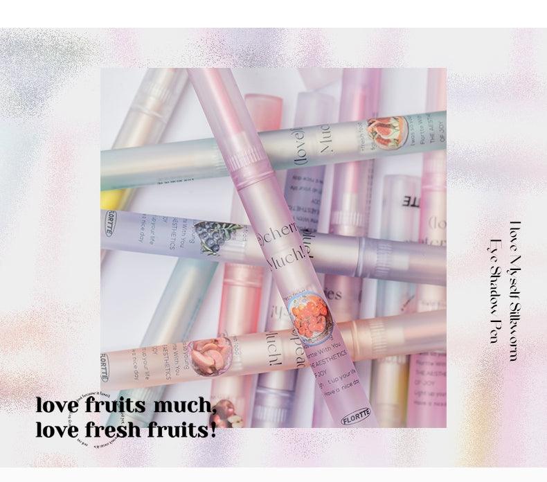 【NEW 8#-11#】FLORTTE I Love Myself Silkworm Eyeshadow Pen FLT036 - Chic Decent