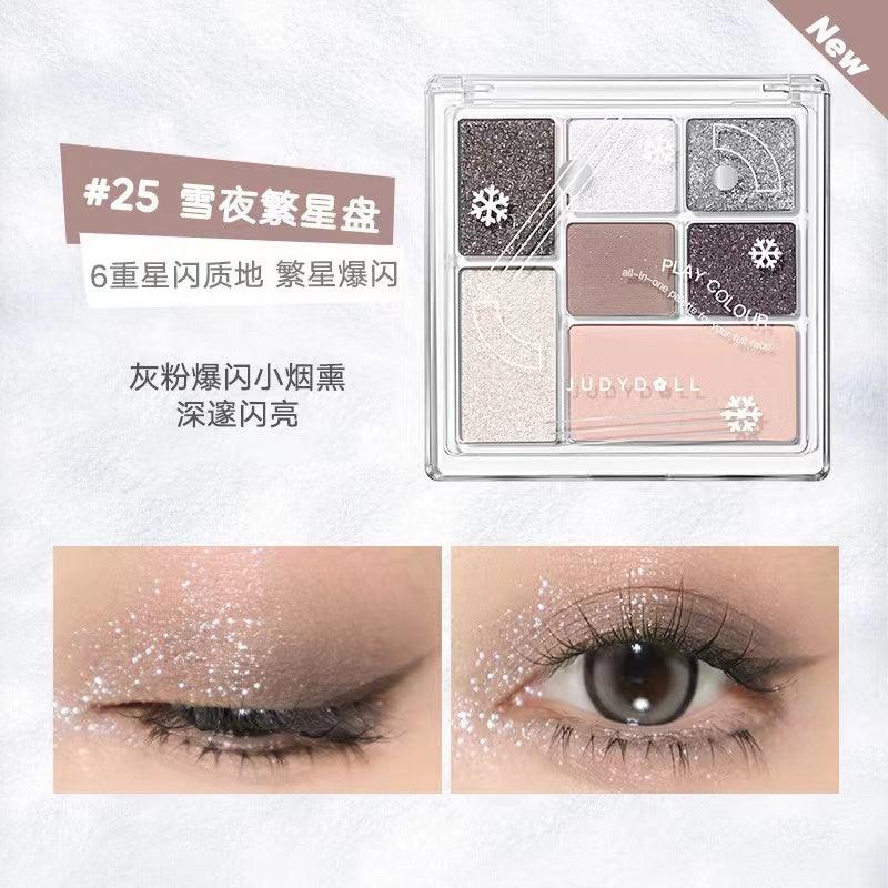 【NEW!26#-28#】Judydoll Enjoy Color Game 7 Colors Palette JD05F - Chic Decent