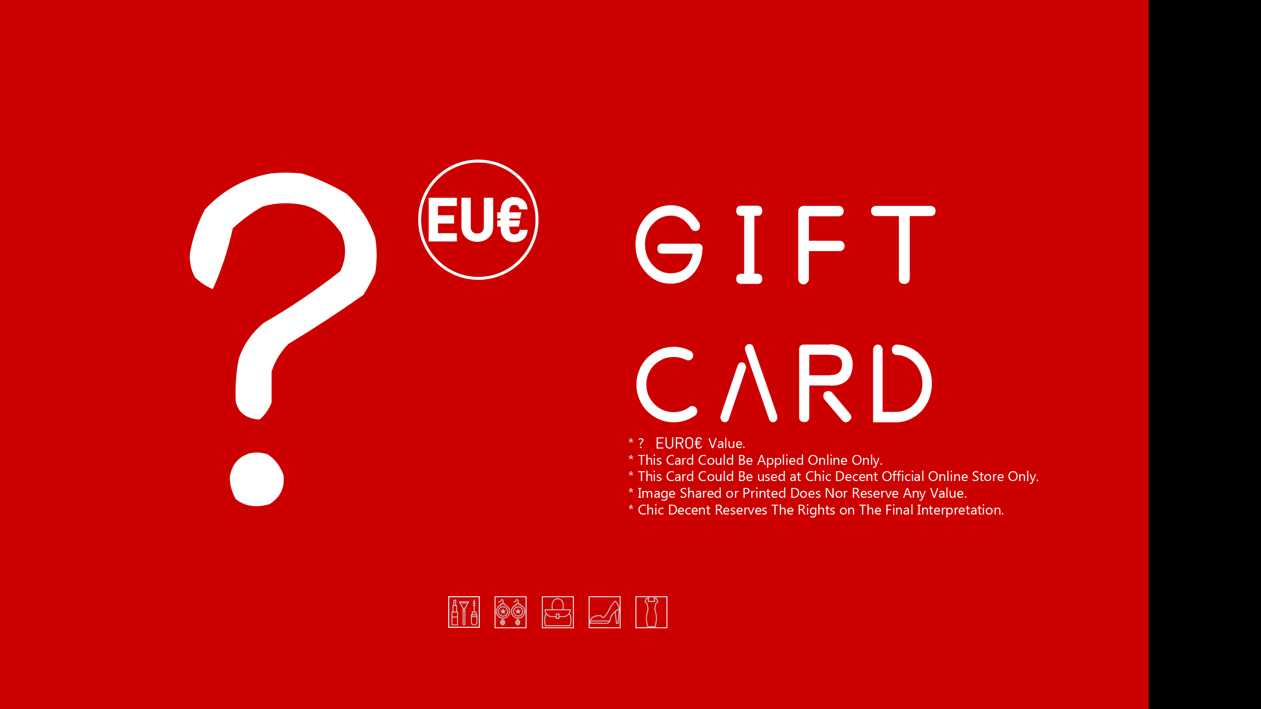 Chic Decent Gift Card in EUR