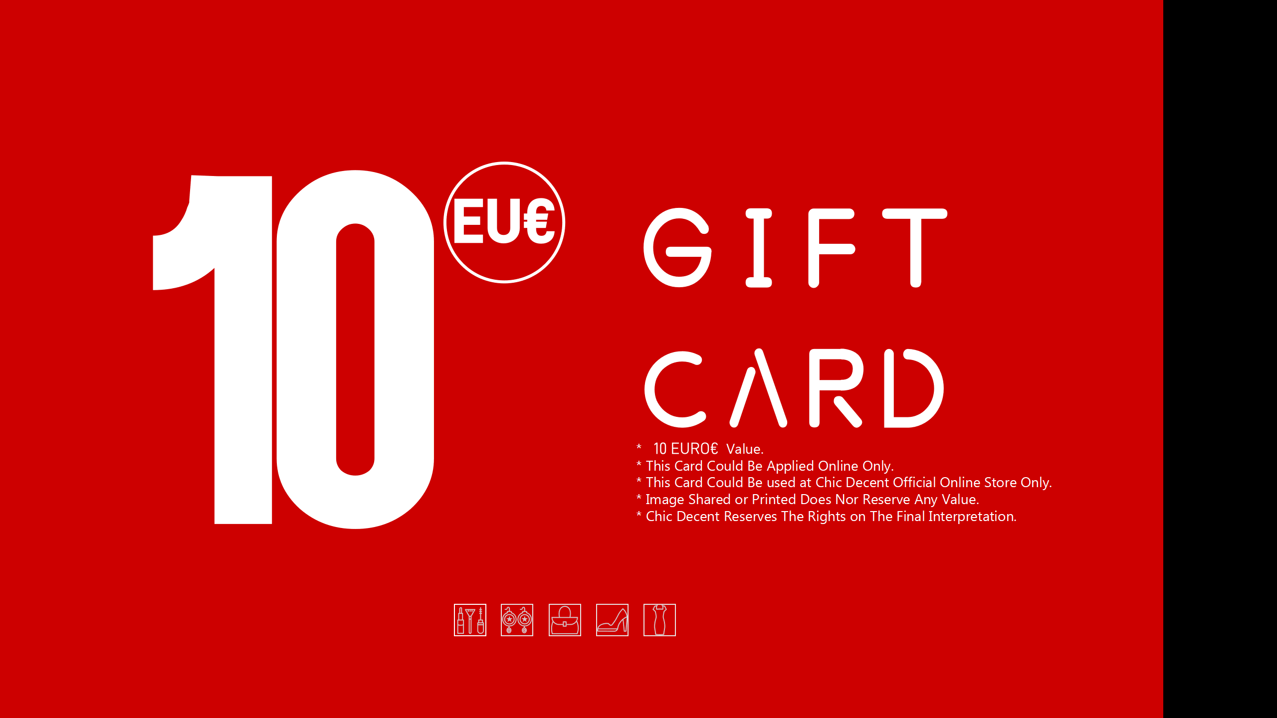 Chic Decent Gift Card in EUR