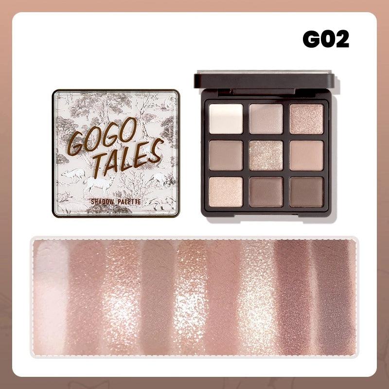 GOGO TALES 9 Colors Eyeshadow Palette 14.4g