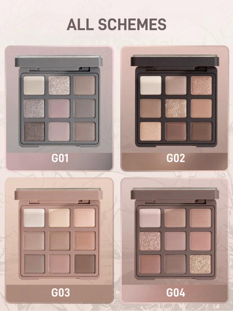 GOGO TALES 9 Colors Eyeshadow Palette 14.4g
