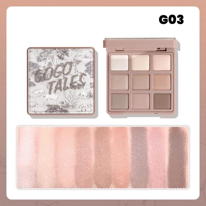 GOGO TALES 9 Colors Eyeshadow Palette 14.4g