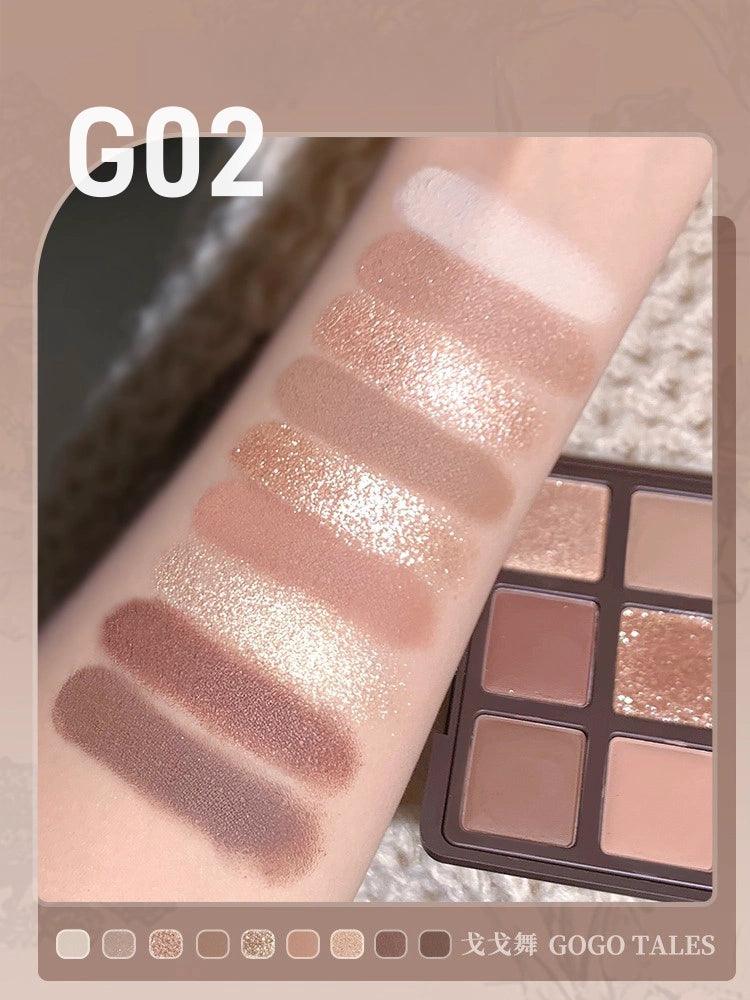 GOGO TALES 9 Colors Eyeshadow Palette 14.4g