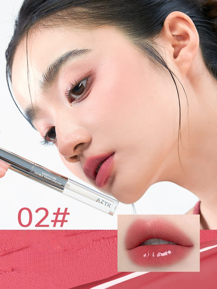AZTK Candy Floss Double Touch Lipgloss 1.7g+1.7ml