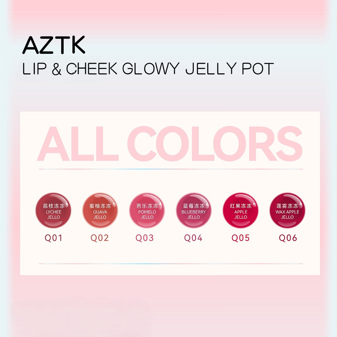 AZTK Lip and Cheek Glowy Jelly Pot 3.5g