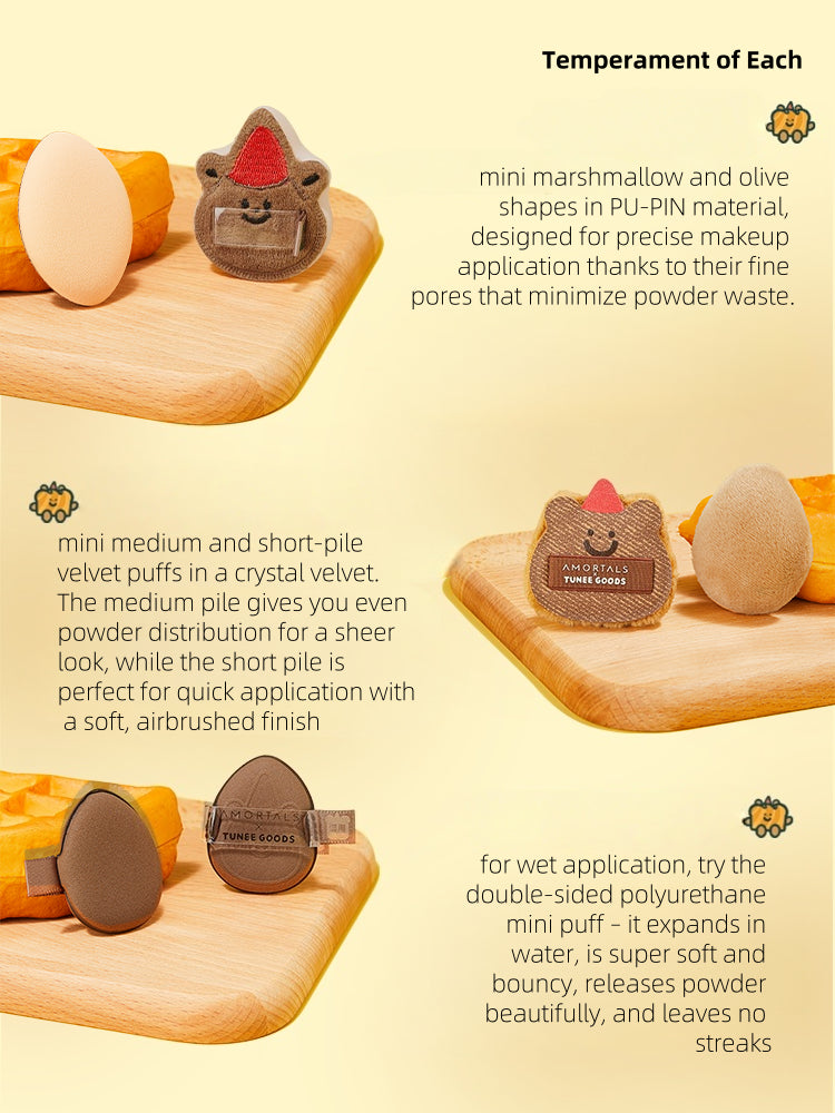 TUNEE GOODS Thumb Puff Mini Pack 5 In