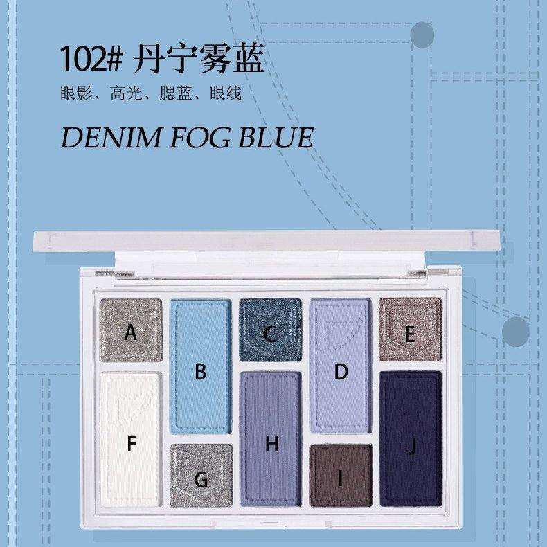 BIYA 10 Colors Eyeshadow Palette 15g