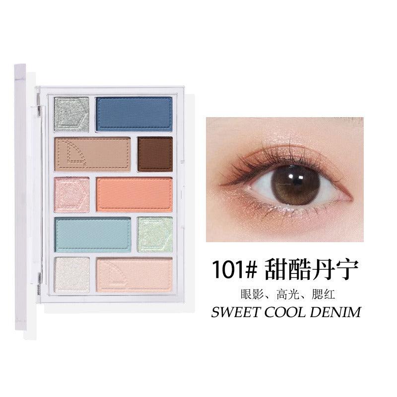 BIYA 10 Colors Eyeshadow Palette 15g