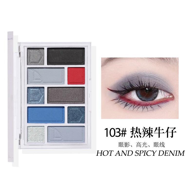 BIYA 10 Colors Eyeshadow Palette 15g