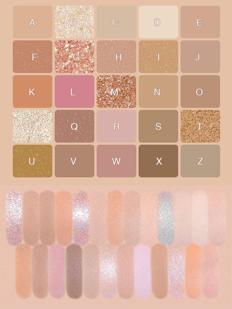 BIYA 25 Colors Eyeshadow Palette 50g