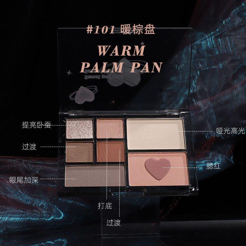 BIYA 7 Colors Eyeshadow Palette 13g