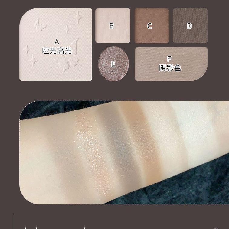 BIYA Butterflies 6 Colors Eyeshadow Palette 7.05g