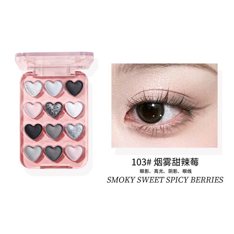 BIYA Dream Ballet 12 Colors Eyeshadow Palette 6.6g