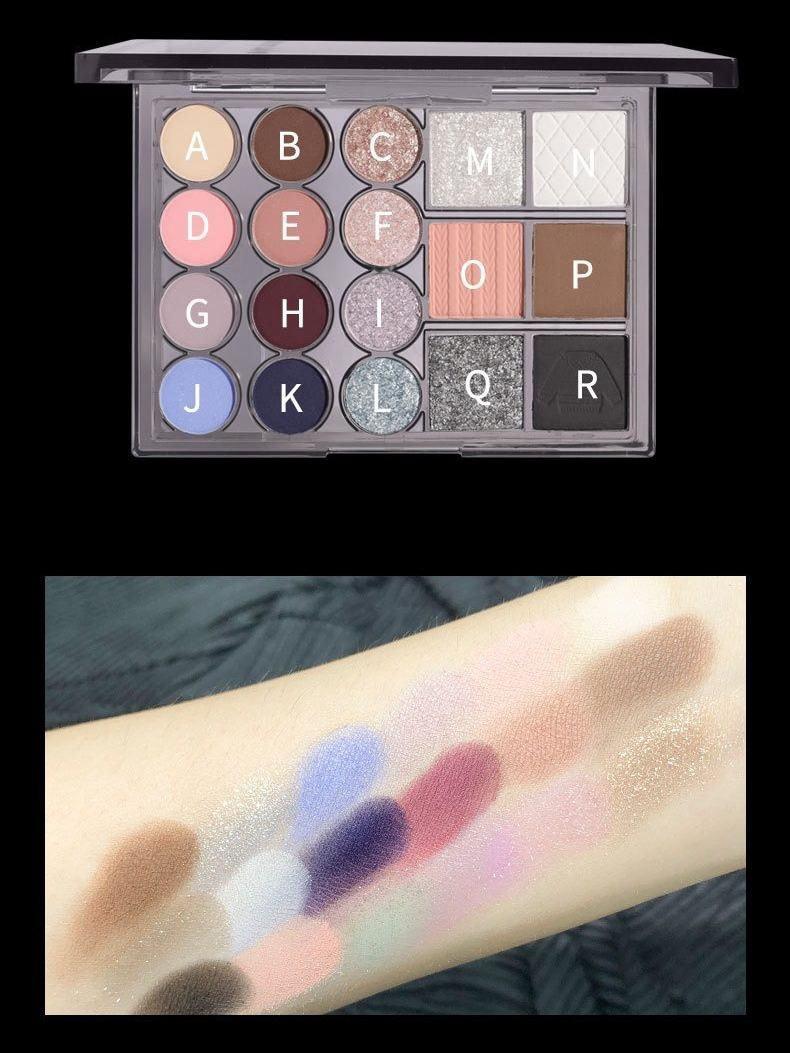 BIYA Multi Purpose 18 Colors Eyeshadow Palette 22.2g
