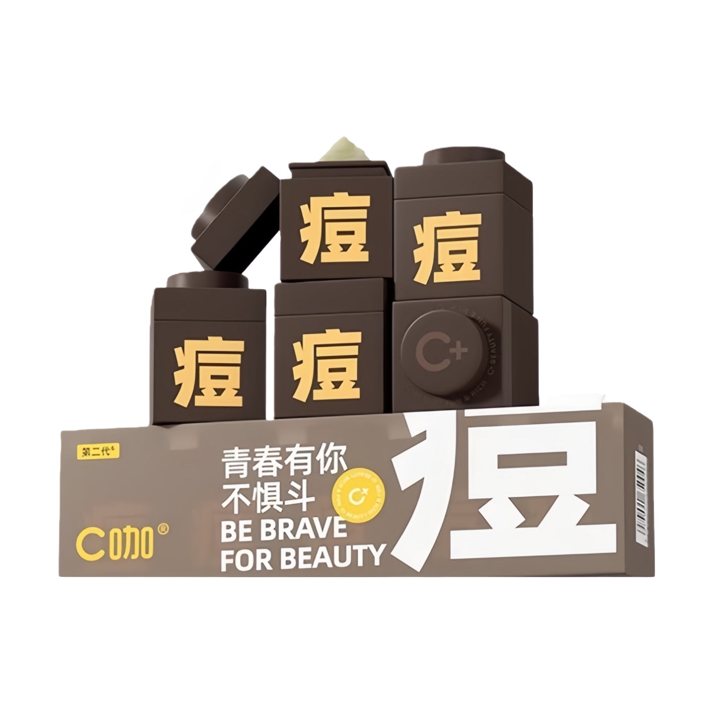 C+ Beauty Anti-acne Refreshing Gentle Mask 5g*5