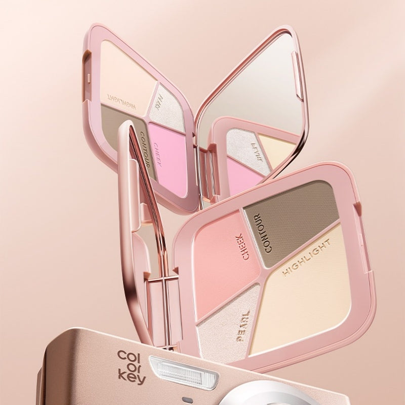 Stereo Sculpting Four Colors Contour Palette 17g