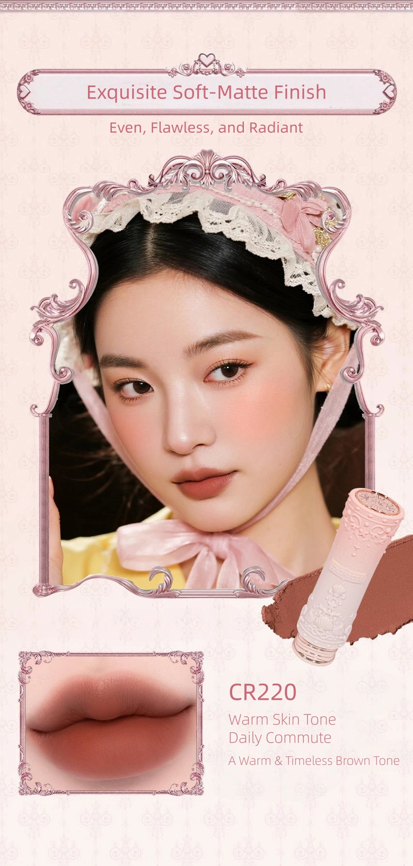 Colorrose - Velvet Matte Lipstick 4g