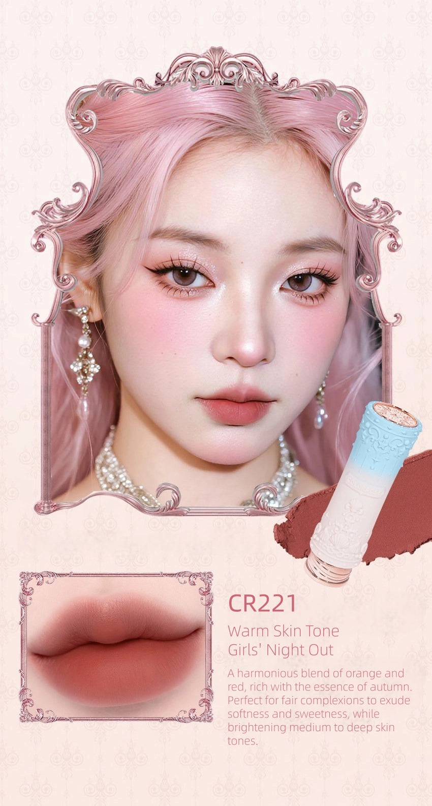 Colorrose - Velvet Matte Lipstick 4g