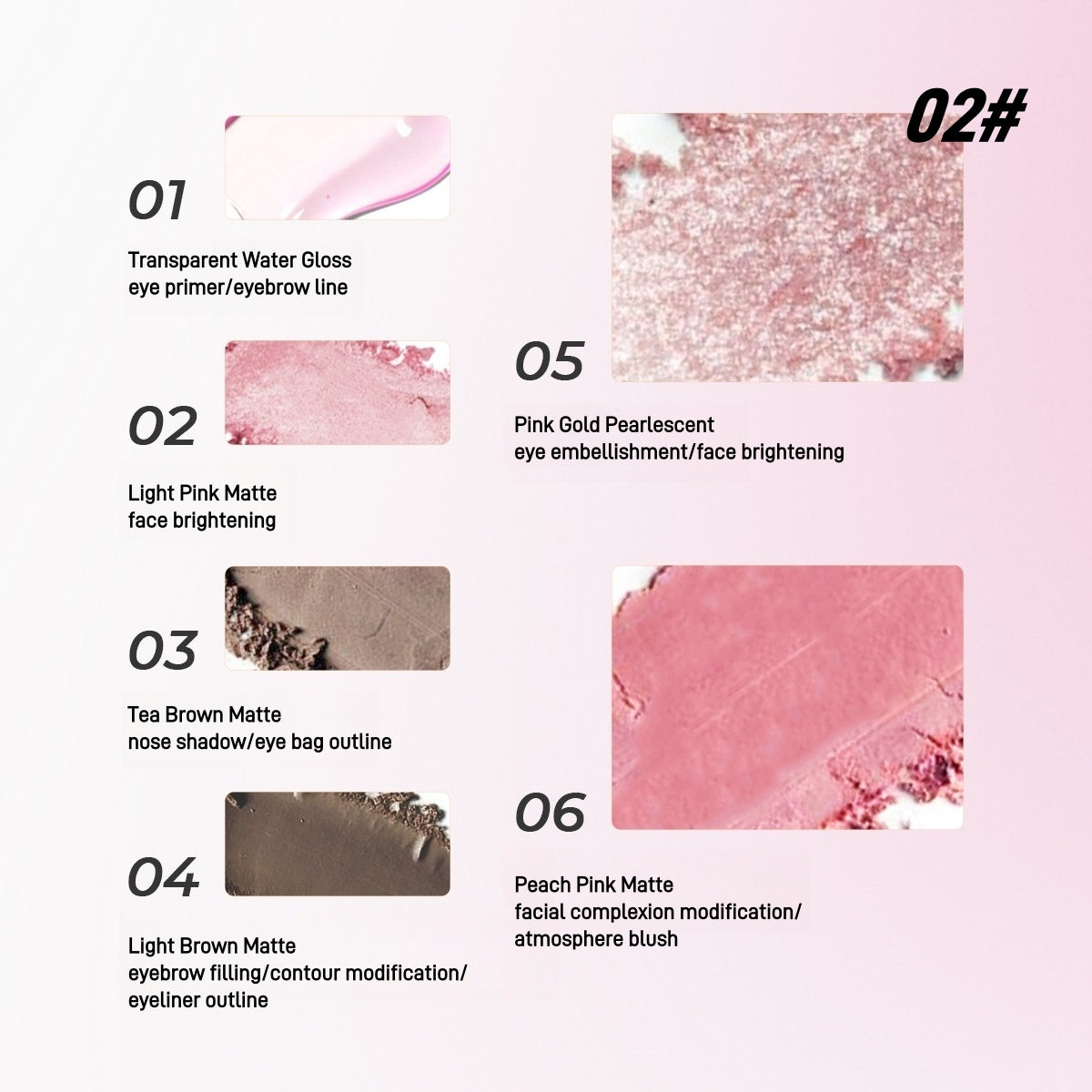 EUNARZ Multi Use Cheek Palette 9g