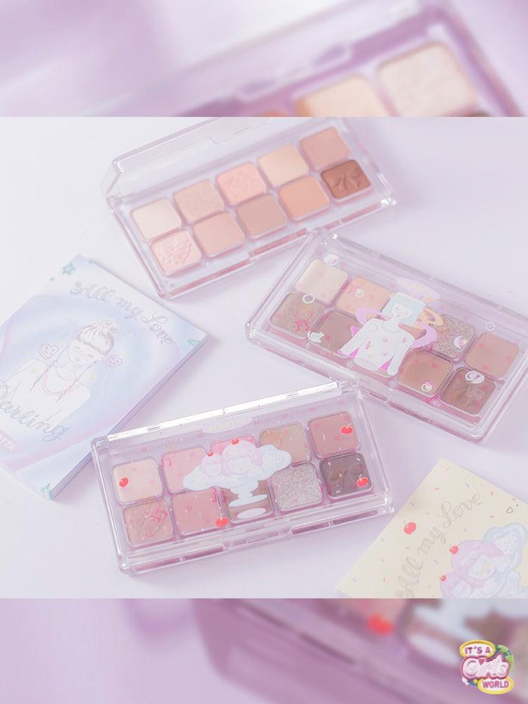 FLORTTE Wackky 10 Colors Eyeshadow Palette 7.5g