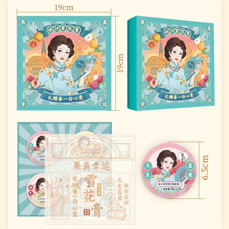 FanHuaZuo - Shanghai Face and Body Cream Sorbet Gift Box 80g*4