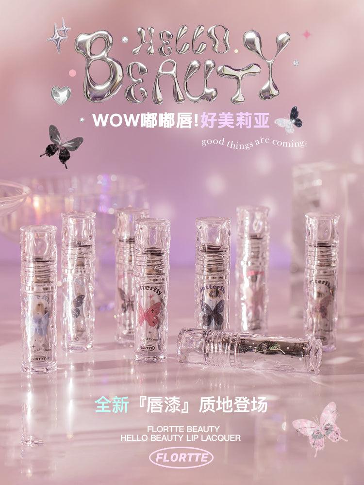 Flortte Butterfly Hello Beauty Lip Lacquer 2.6g