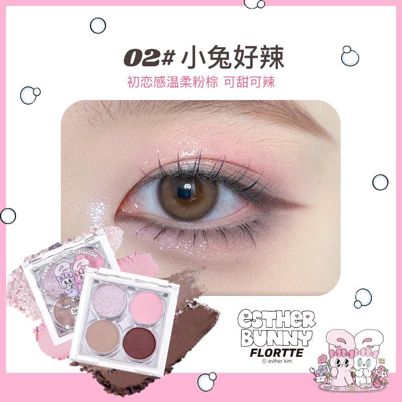 Flortte Esther Bunny Four Colors Eyeshadow 4g