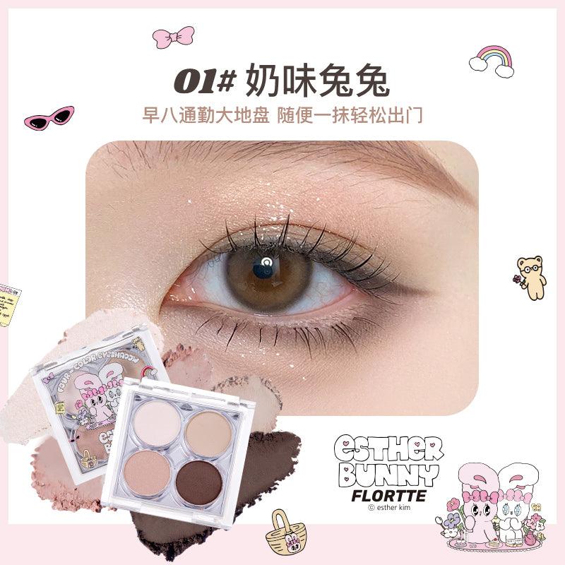 Flortte Esther Bunny Four Colors Eyeshadow 4g