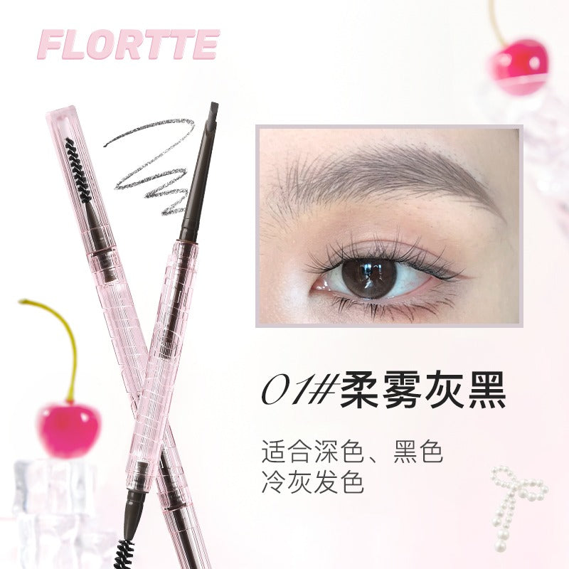 Flortte Solid Small Machete Eyebrow Pencil 6 Shades 110mg